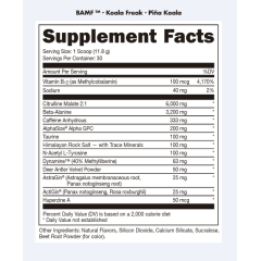 BUCKED UP, BAMF, PREMIUM ноотропный предтренировочный комплекс, вкус Pina Koala (Ананас/Кокос), 358 г (30 порций)