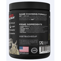 BUCKED UP, BAMF, PREMIUM ноотропный предтренировочный комплекс, вкус White gummy deer (Белый мармелад в форме оленей), 358 г (30 порций)