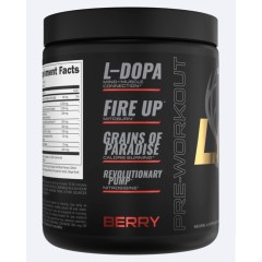 BUCKED UP, LFG burn, PREMIUM Pre-Workout, предтренировочный комплекс сжигающий жир, Ягодный вкус, 315 г (30 порций)