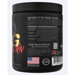 BUCKED UP, LFG burn, PREMIUM Pre-Workout, предтренировочный комплекс сжигающий жир, Ягодный вкус, 315 г (30 порций)