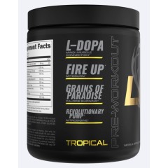 BUCKED UP, LFG burn, PREMIUM Pre-Workout, предтренировочный комплекс сжигающий жир, Тропический вкус, 315 г (30 порций)