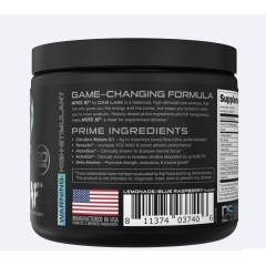 BUCKED UP, Woke AF, PREMIUM Pre-Workout, Ноотропный предтренировочный комплекс, вкус Blue Raz Lemonade (Лимонад из голубой малины), 244 г (20 порций)