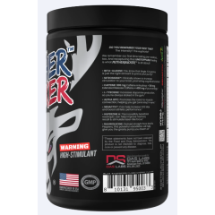 BUCKED UP, Mother Bucker PREMIUM Pre-Workout, усиленный предтренировочный комплекс, вкус Rocket Pop (Голубая малина, лайм, вишня), 394 г (20 порций)