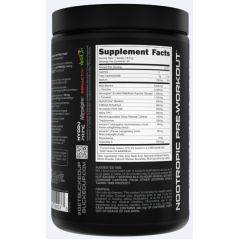 BUCKED UP, Mother Bucker PREMIUM Pre-Workout, усиленный предтренировочный комплекс, вкус Rocket Pop (Голубая малина, лайм, вишня), 394 г (20 порций)
