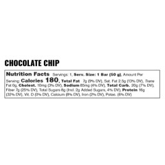 BUCKED UP, Buck Bar, протеиновый батончик, вкус Шоколадное печенье, 1 шт (60 г)